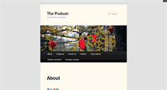 Desktop Screenshot of podium.deonandan.com