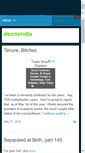 Mobile Screenshot of deonandan.com